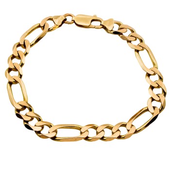9ct Gold 15.8g 8 inch Figaro Bracelet